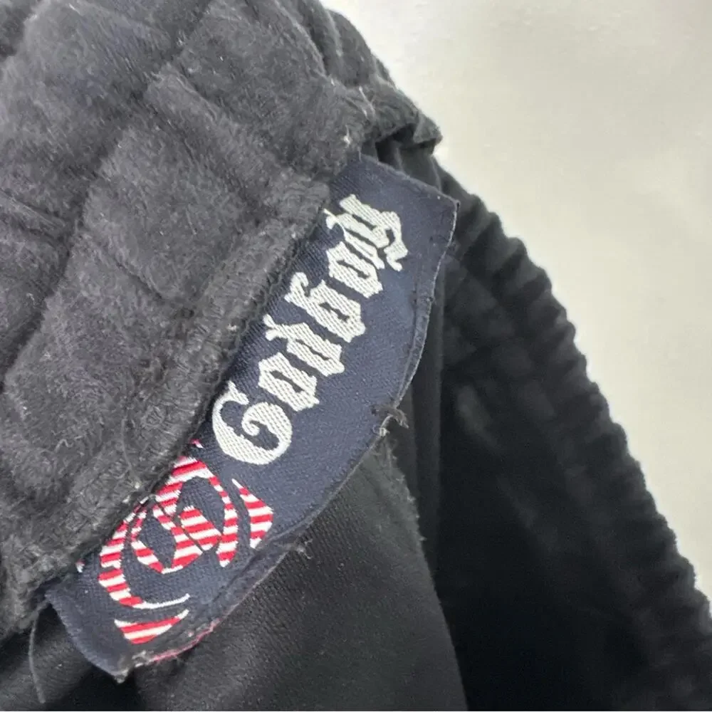 VINTAGE GODBODY MEN'S BLACK JOGGER PANTS SIZE SEE MEASUREMENTS